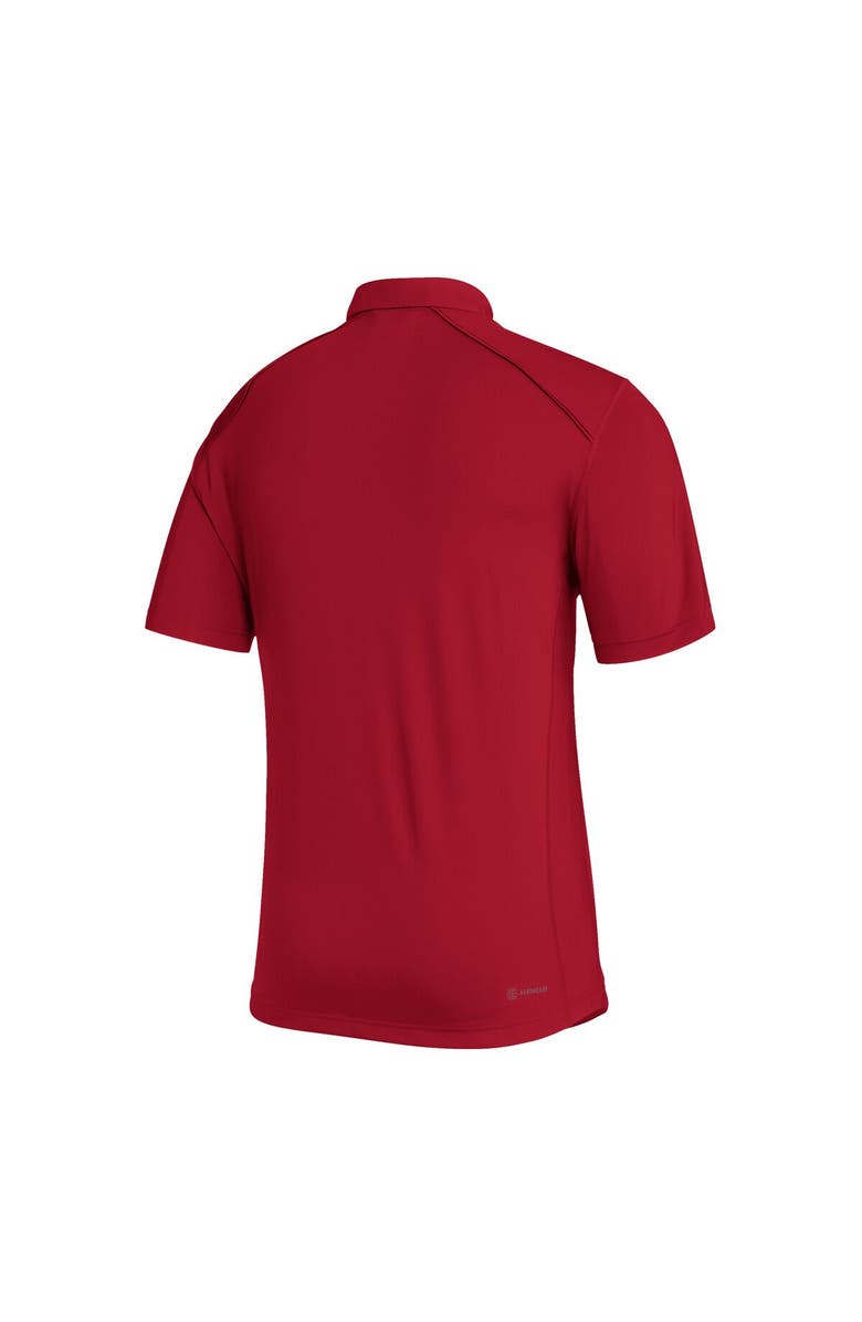adidas Men's adidas Scarlet Nebraska Huskers Strategy AEROREADY Polo, Alternate, color,