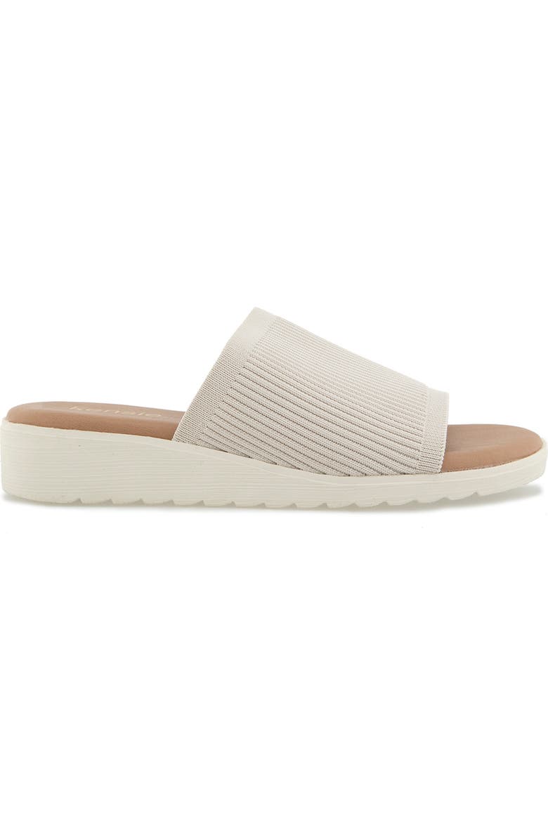 Kensie Ellie Wedge Slide Sandal, Alternate, color, Beige
