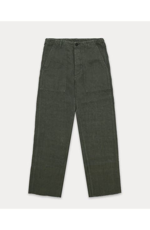 Newfatiguetv Fatigue Linen Trousers