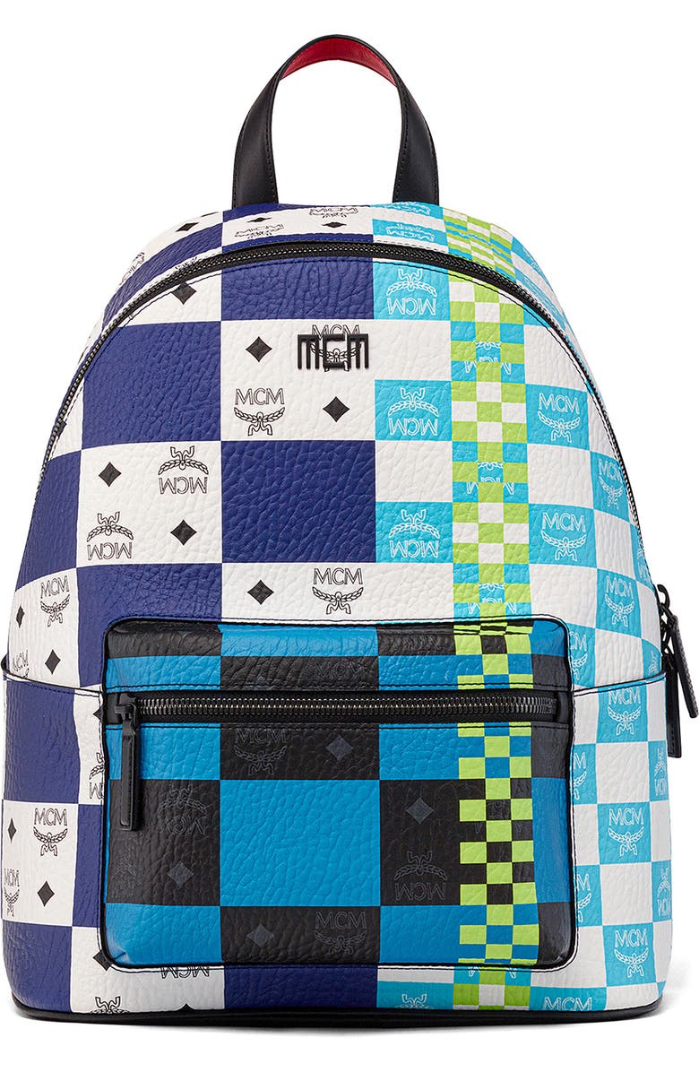 MCM Medium Stark Visetos Coated Canvas Backpack, Main, color,