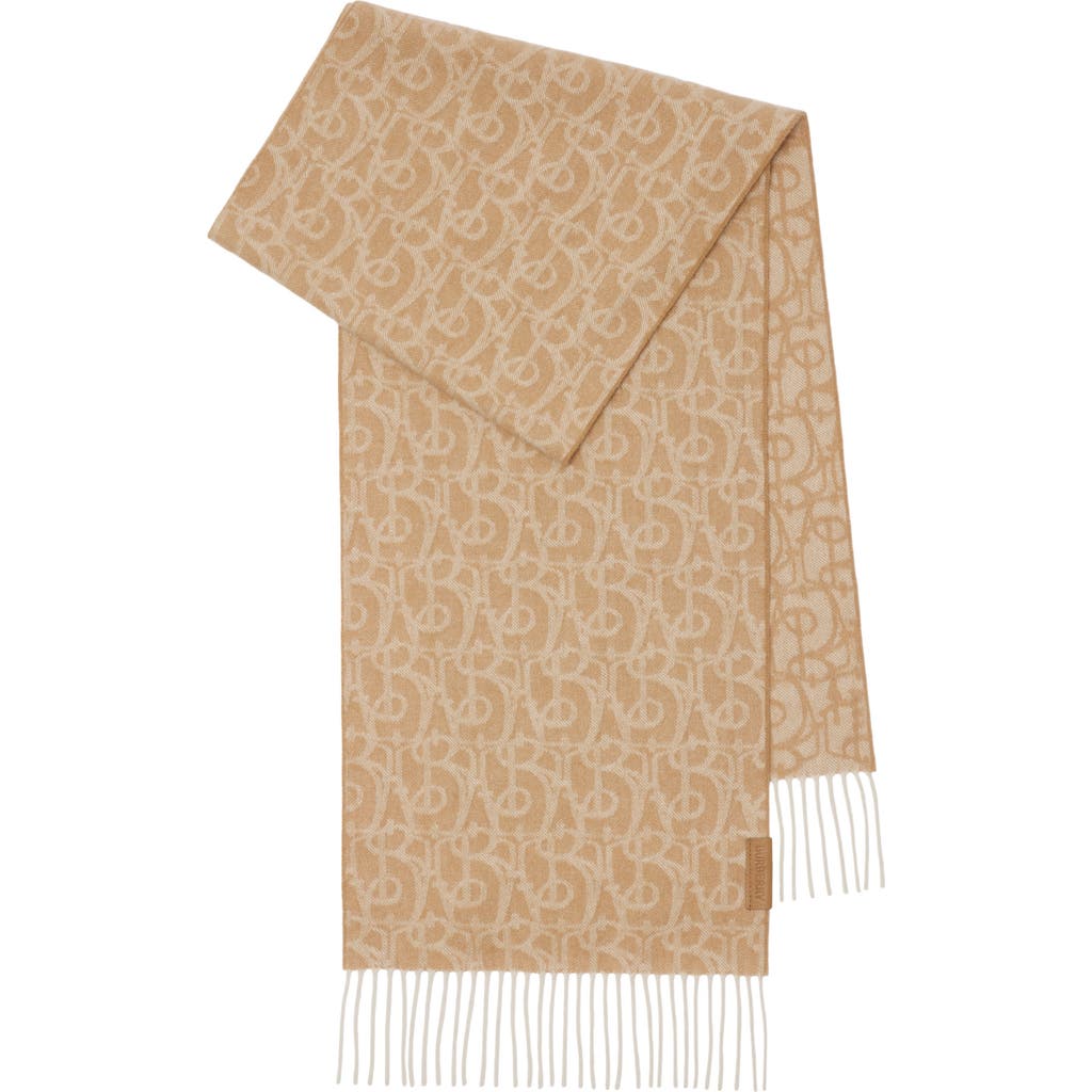 BURBERRY BURBERRY B CHARM CASHMERE SCARF