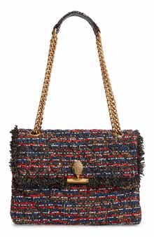 Kurt Geiger London Large Kensington Tweed Shoulder Bag