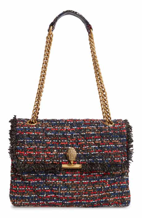 Kurt Geiger London Large Kensington Tweed Shoulder Bag