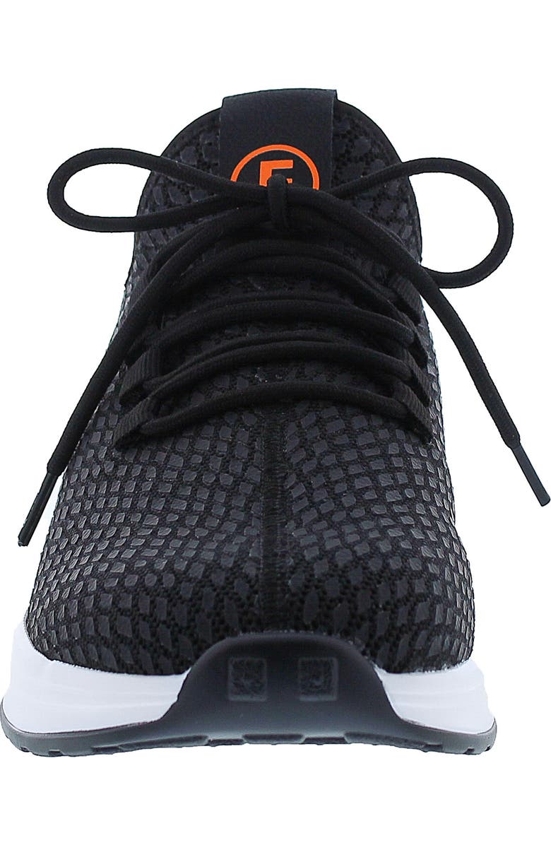 French Connection Shane Snake Embossed Knit Sneaker, Alternate, color,