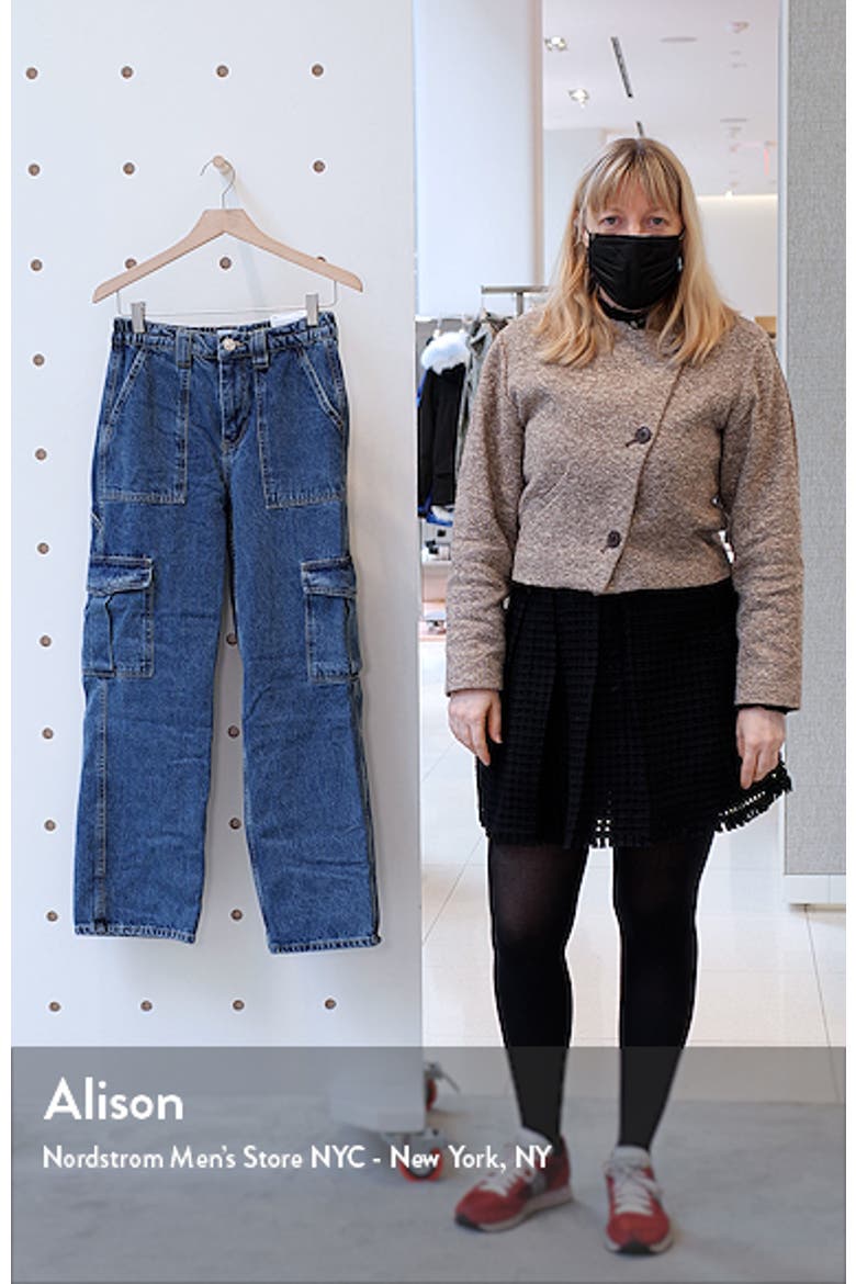 High Waist Skate Cargo Jeans video