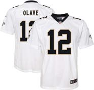 Nike Youth Nike Chris Olave White New Orleans Saints Game Jersey