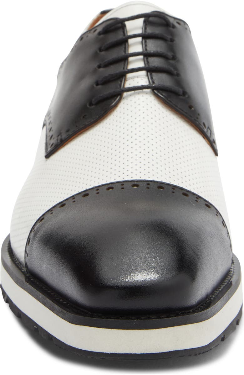 Maison Forte Saba Hybrid Oxford, Alternate, color, Black/ White