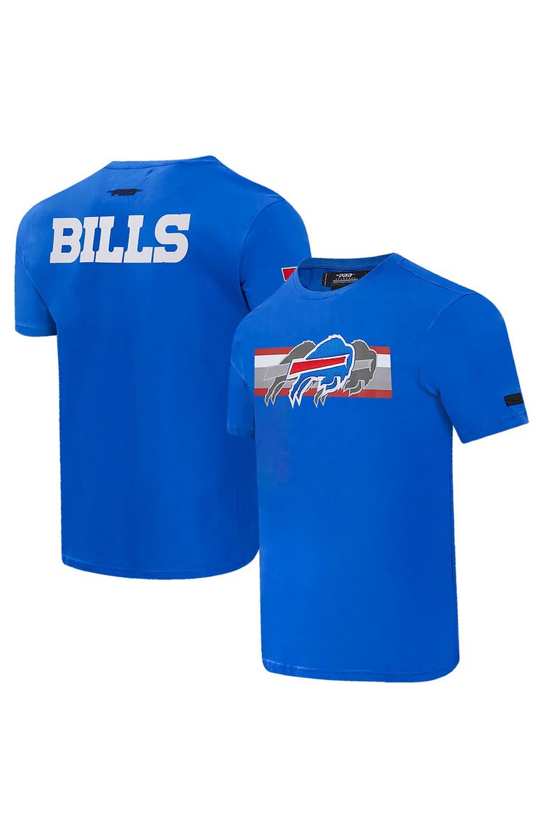 PRO STANDARD Men's Pro Standard Royal Buffalo Bills Retro Striper T-Shirt, Main, color, Royal
