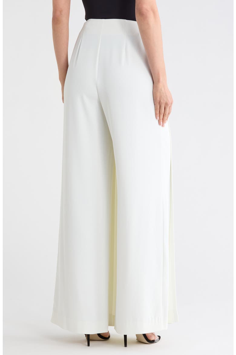 Aki Skirt Front Pleated Wide Leg Pants, Alternate, color, IVORY