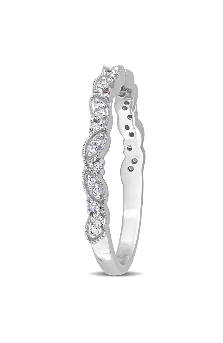 DELMAR Diamond Semi Eternity Ring - 0.1ct., Alternate, color, 