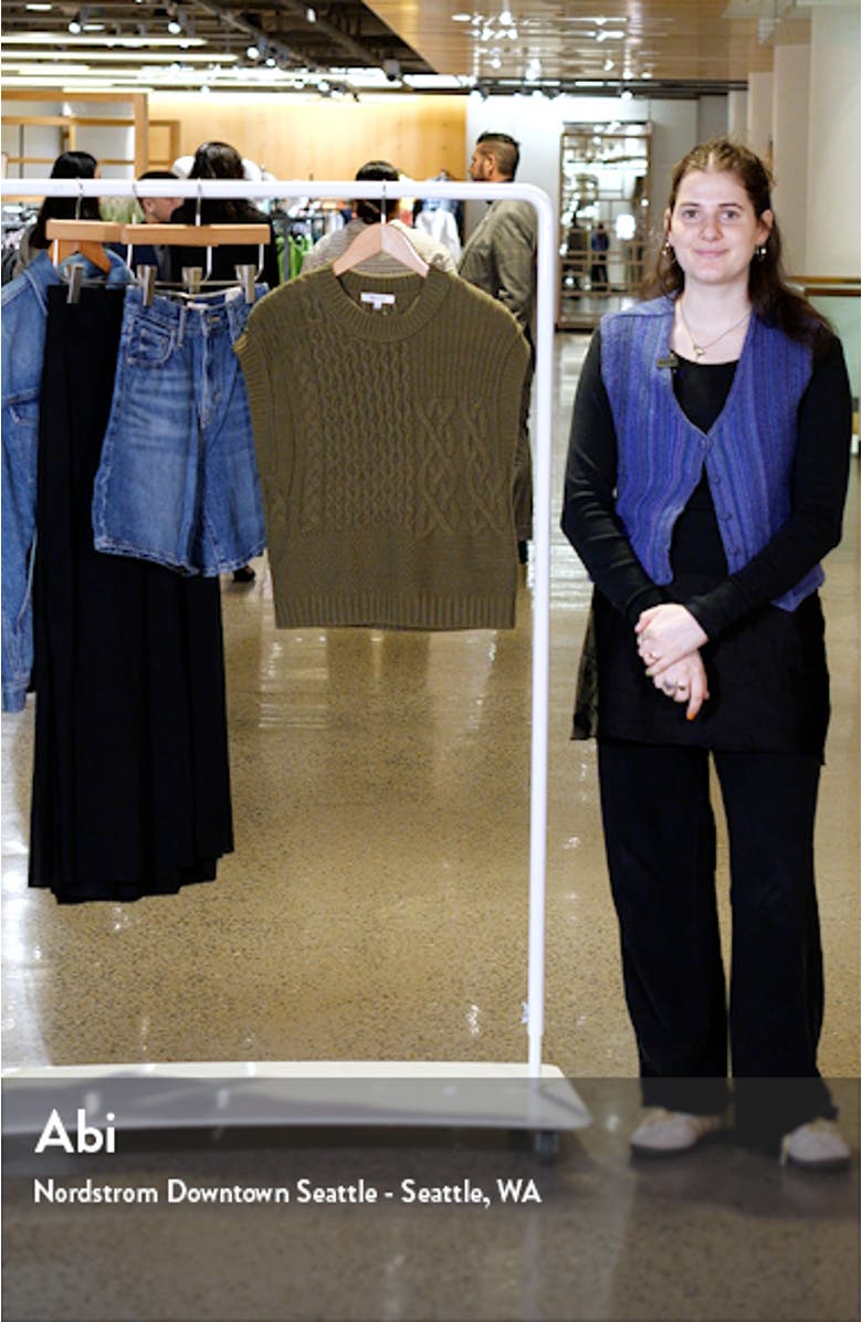 Patchwork Sweater Vest, sales video thumbnail