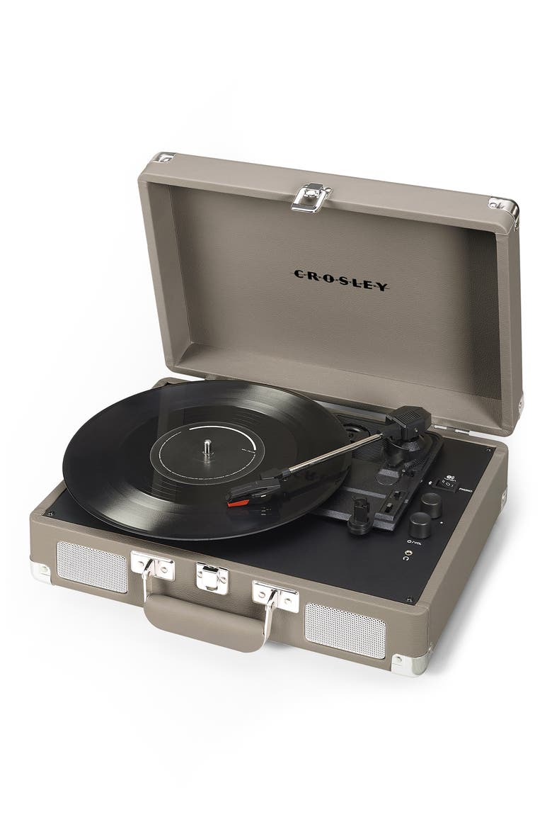 Cruiser Plus Record Player, Alternate, color, TAUPE