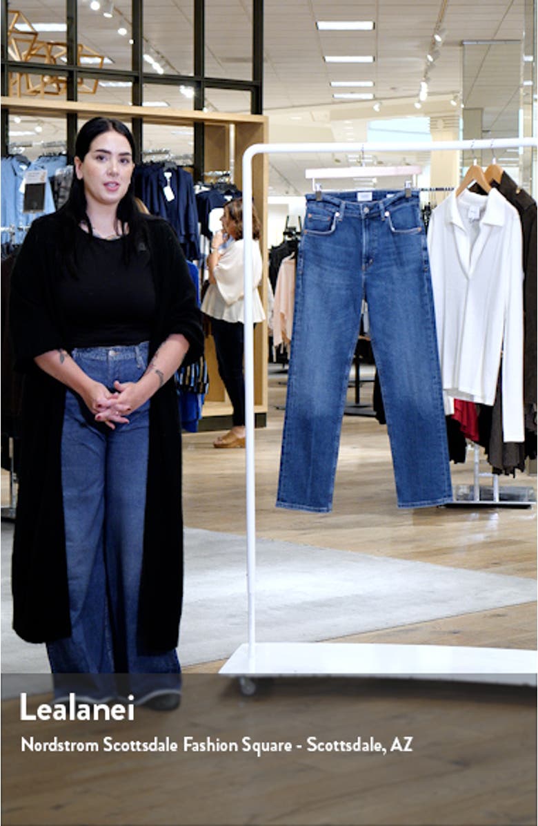 Zurie High Waist Straight Leg Jeans, sales video thumbnail