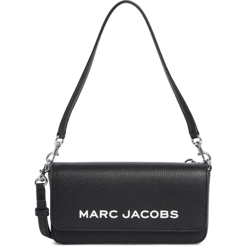 Marc Jacobs The Mini Leather Crossbody Bag In Black