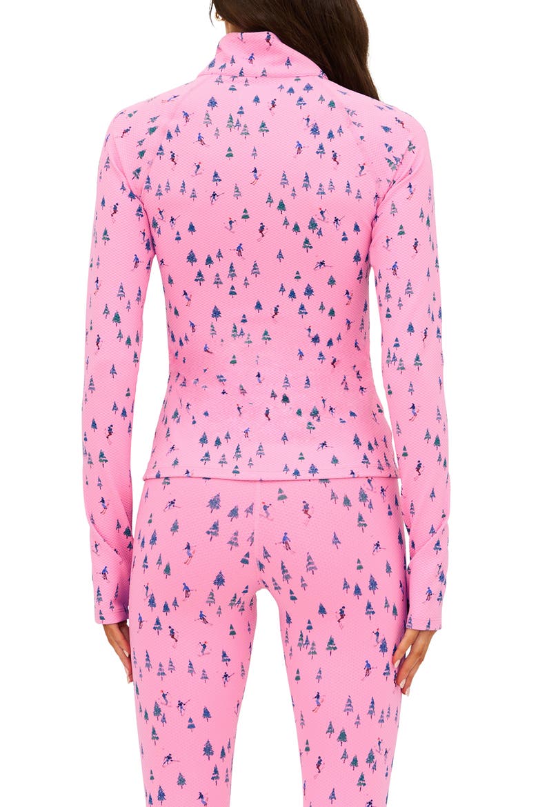 Kamara Print Half Zip Pullover, Alternate, color, SKI PATROL