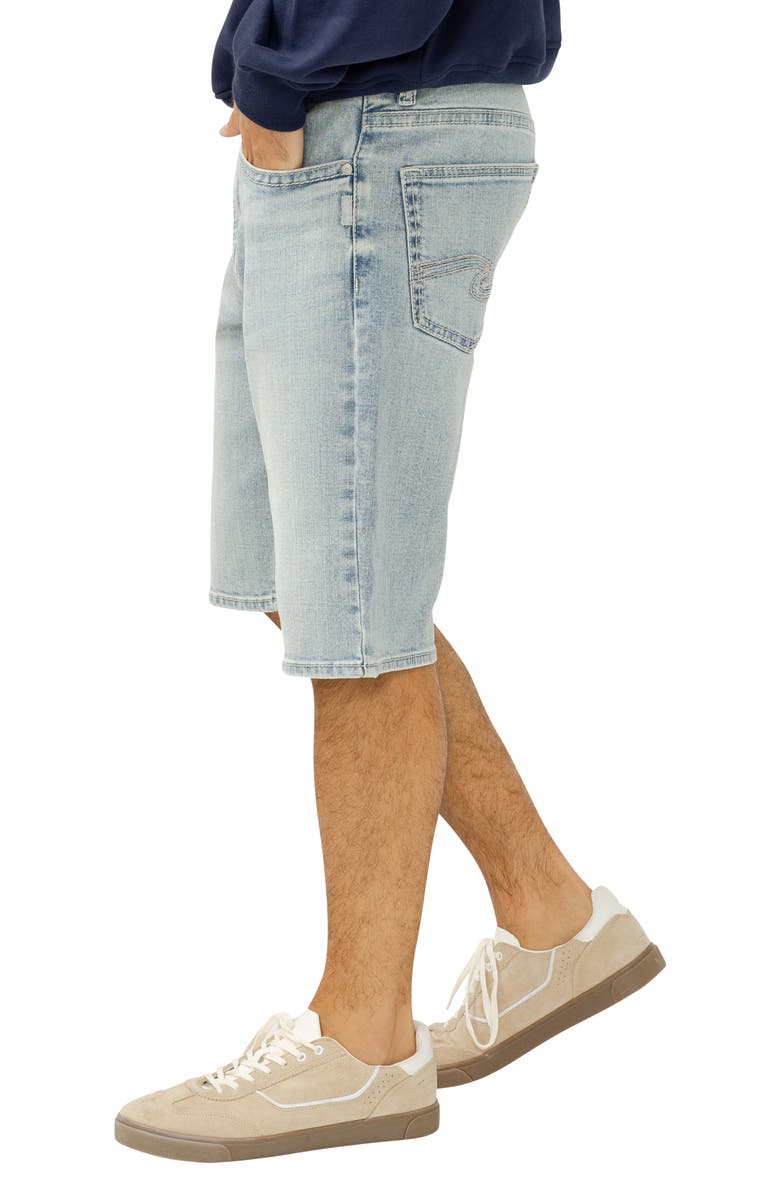 Silver Jeans Co. Gordie Relaxed Fit Denim Shorts, Alternate, color, 