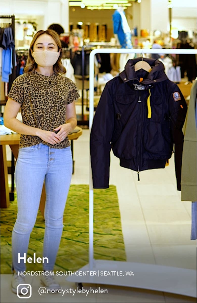 Gobi Base Waterproof Down Recycled Nylon Bomber Jacket, sales video thumbnail