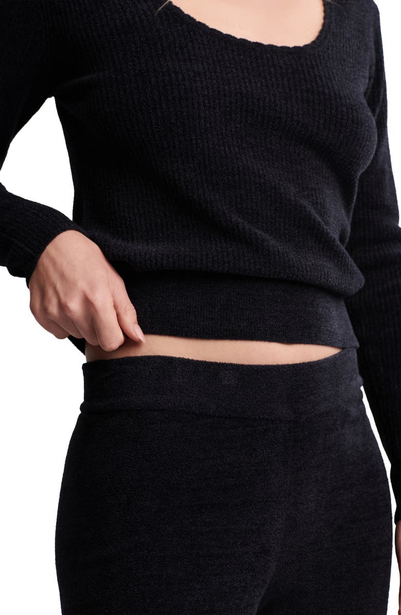 Barefoot Dreams<sup>®</sup> CozyChic<sup>®</sup> Ultra Lite<sup>®</sup> Crop Pajama Pants, Alternate, color, Black