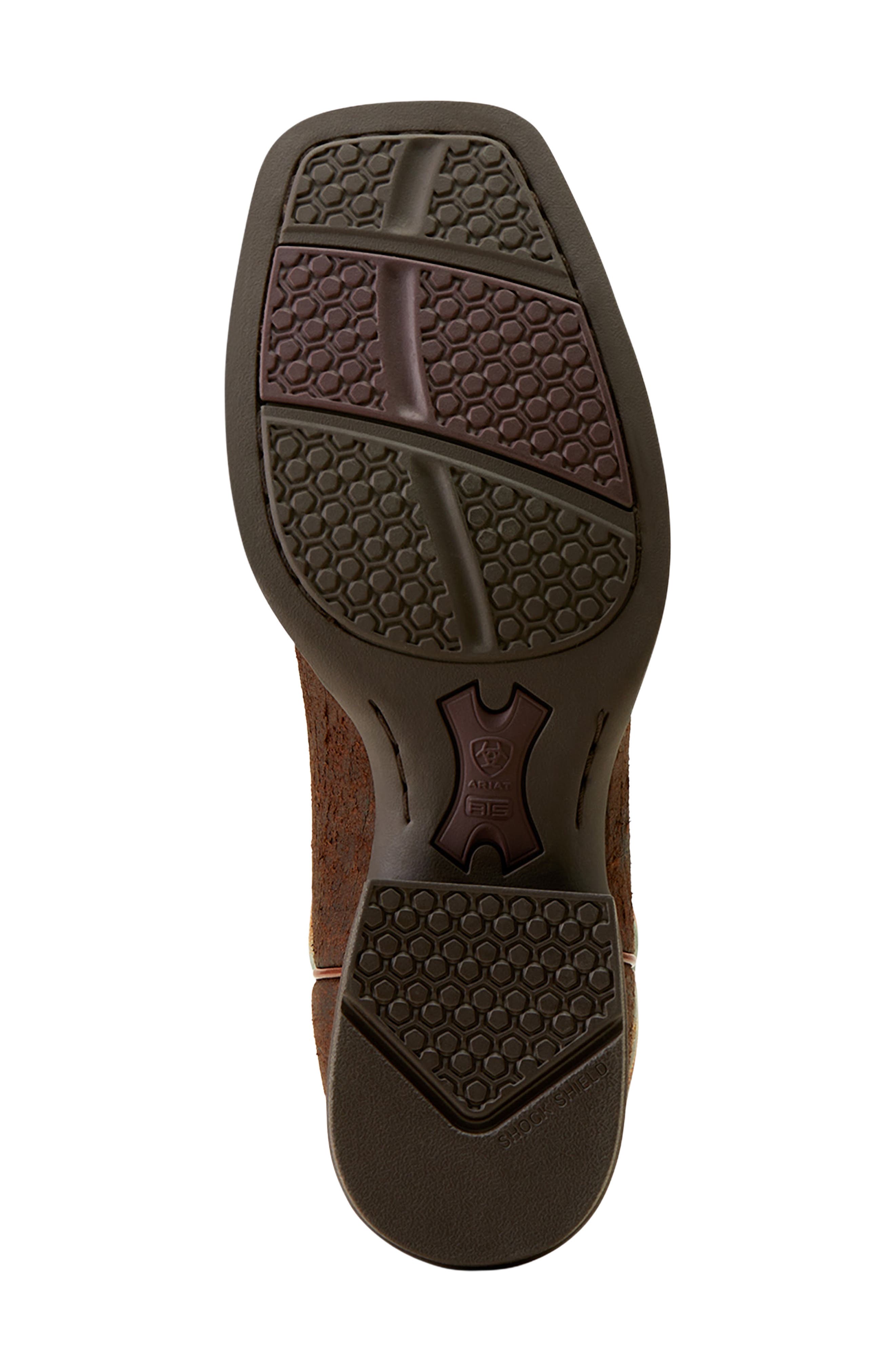 Amos Cowboy Boot, Alternate, color, BROWN