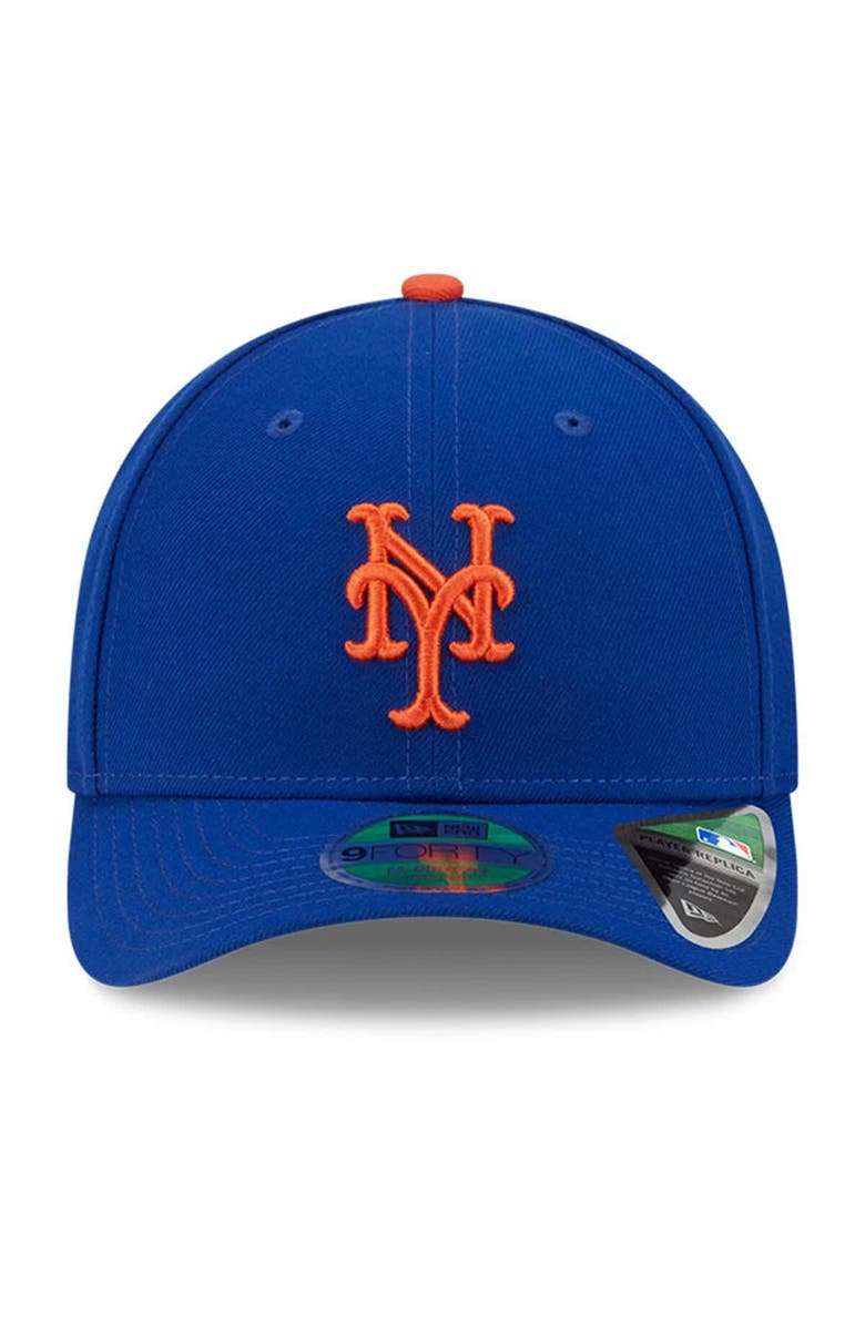 New Era Men's New Era Royal New York Mets Player Replica 9FORTY Adjustable Hat, Alternate, color, Royal