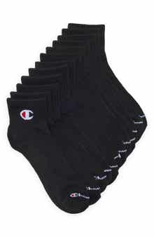 6-Pack Logo Quarter Crew Socks