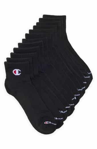 6-Pack Logo Quarter Crew Socks