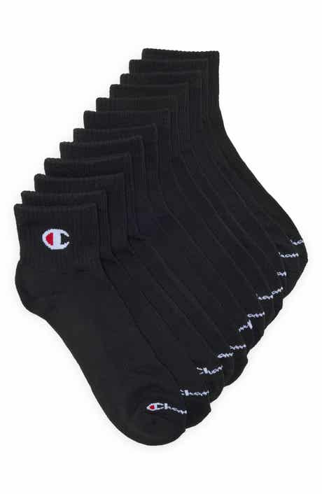 6-Pack Logo Quarter Crew Socks