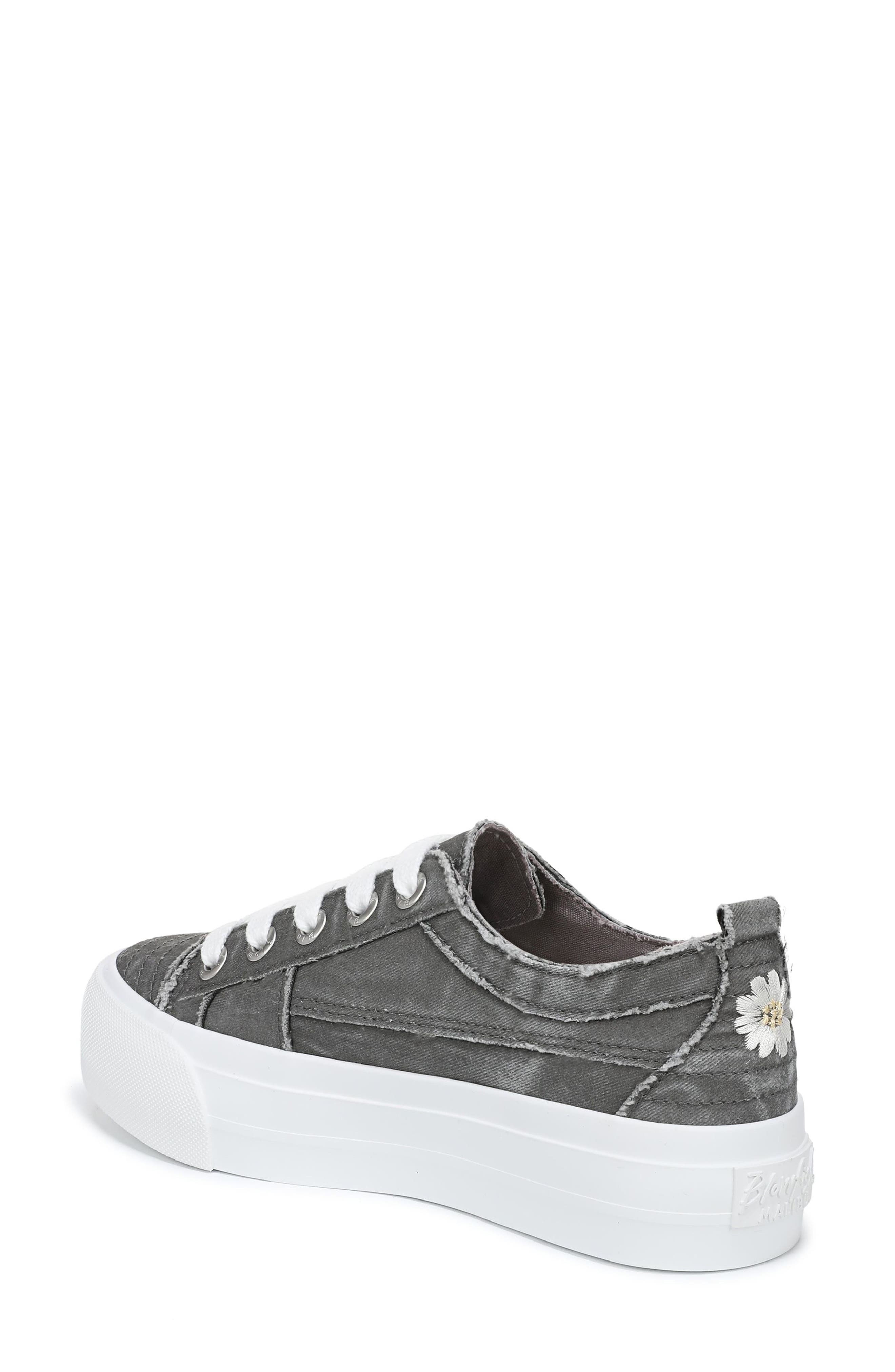 Blowfish Malibu Sadie Sun Platform Sneaker, Alternate, color, Charcoal Embroidered Fabric