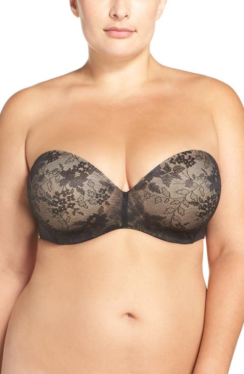 Convertible Strapless Underwire Push-Up Bra