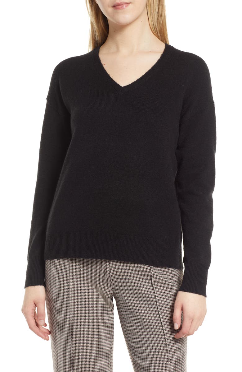 Nordstrom V-Neck Sweater, Main, color,