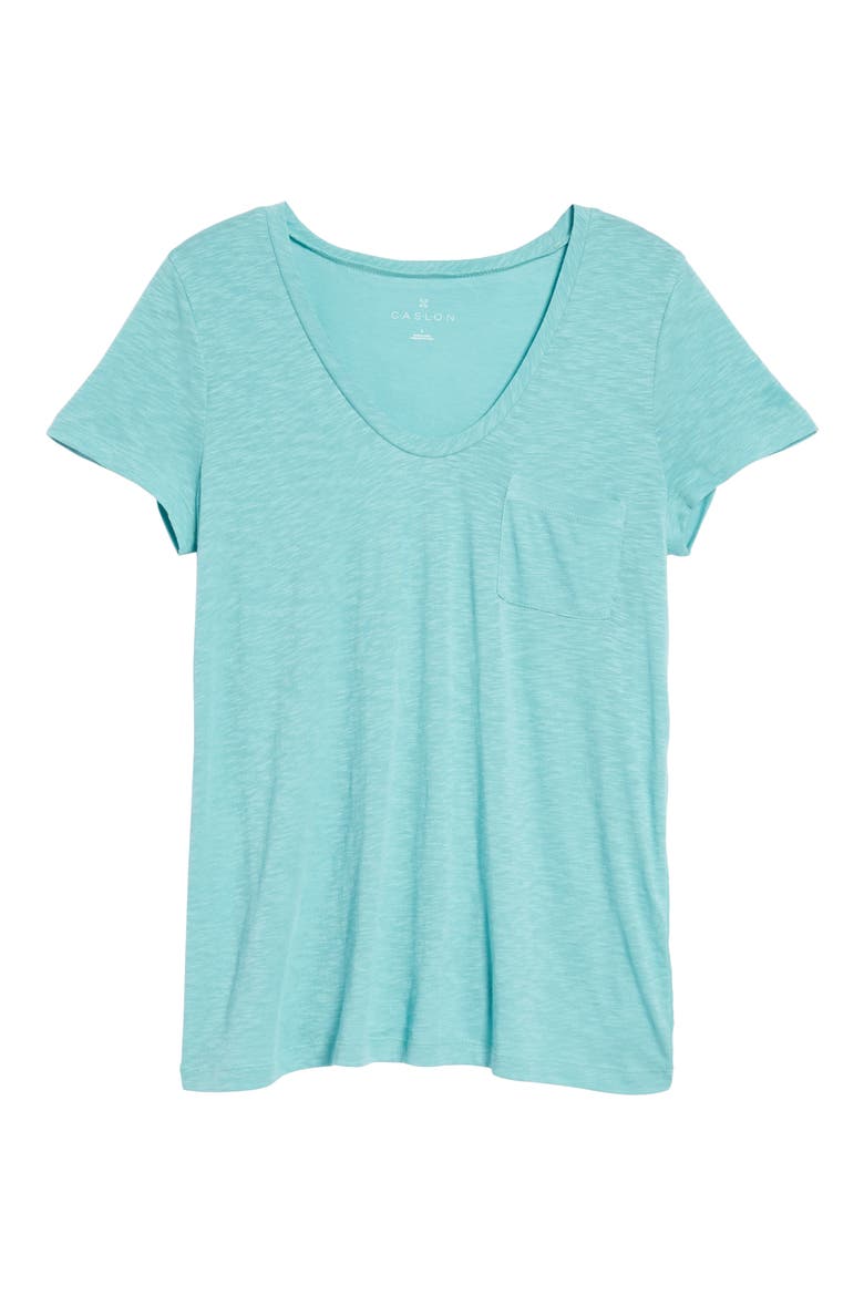 U-Neck T-Shirt, Alternate, color, GREEN AGATE