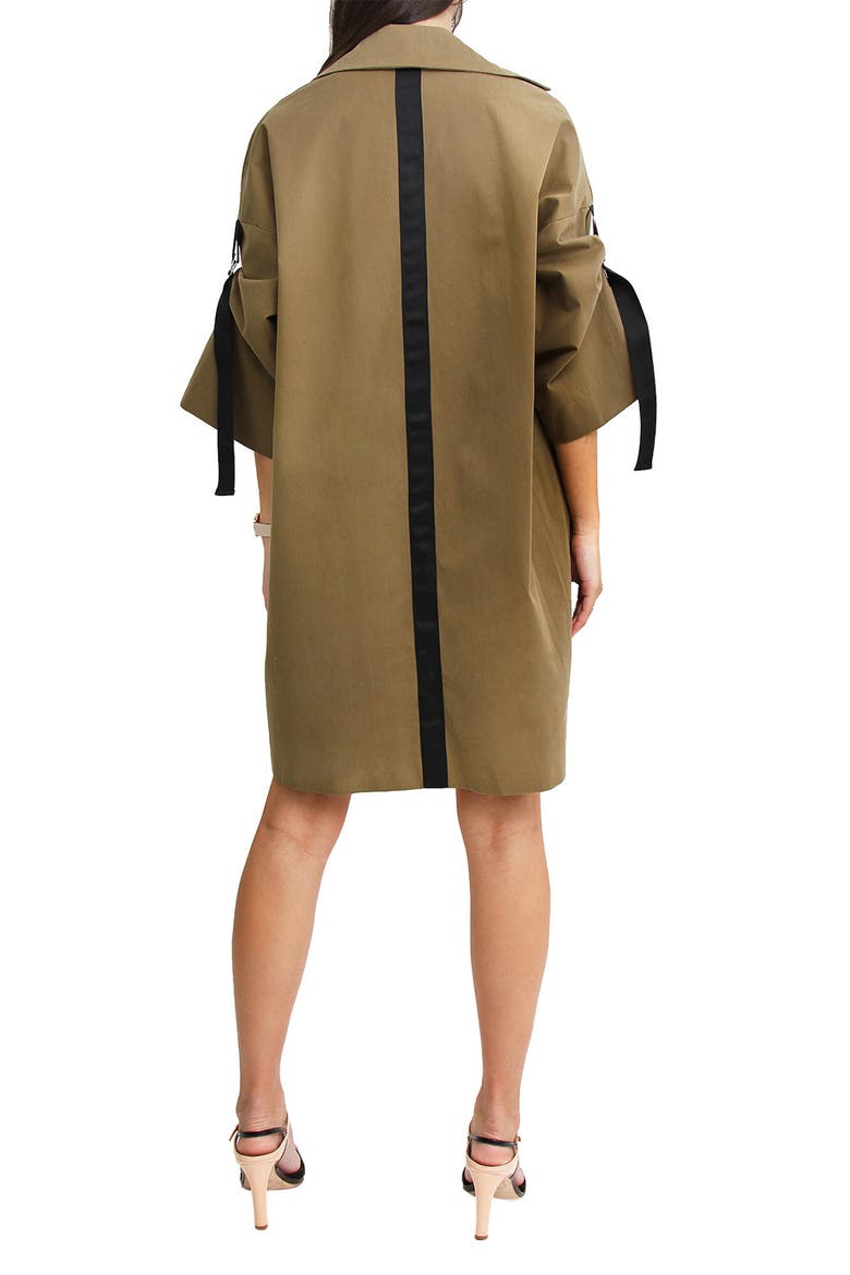 BELLE AND BLOOM Russian Romance Trench Coat, Alternate, color, MILITARY