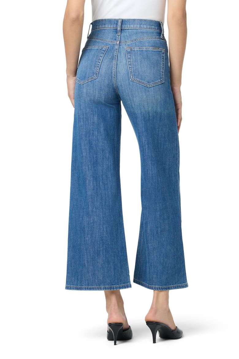 High Waist Ankle Wide Leg Jeans, Alternate, color, SALERNITANO