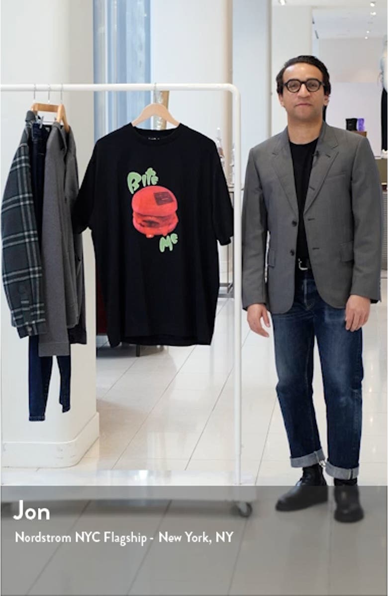 Bite Me Cotton Graphic Tee, sales video thumbnail