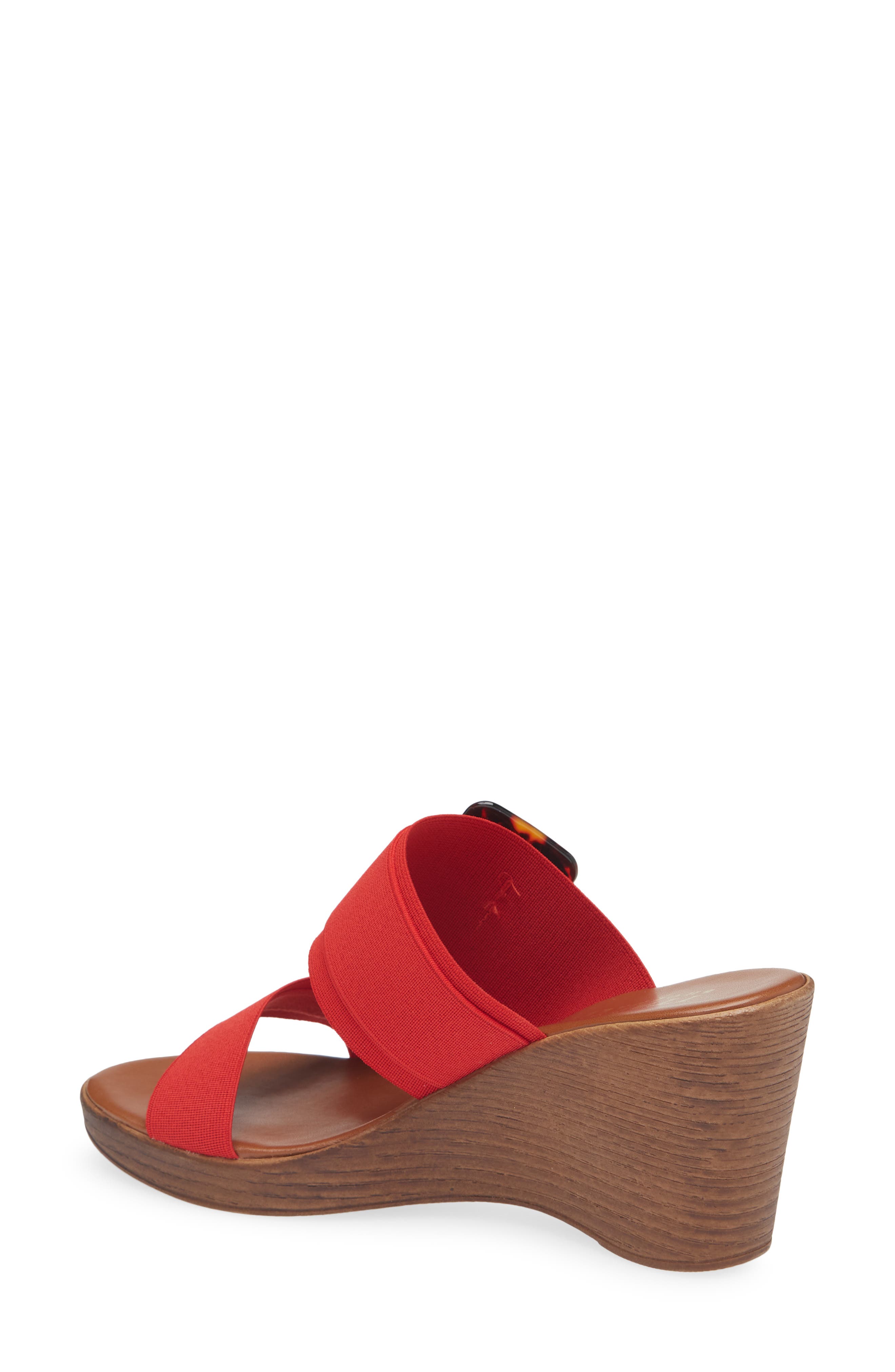 Open Toe Wedge Sandal, Alternate, color, PEARL BRAS