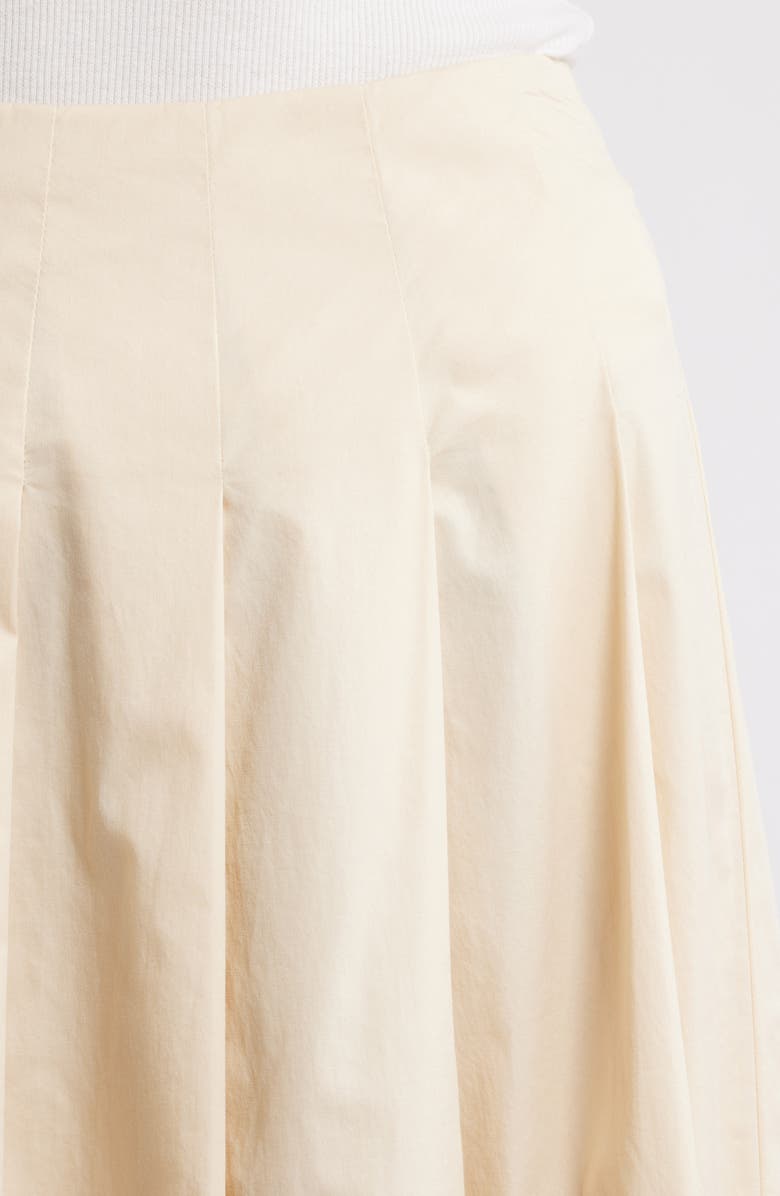 Caslon<sup>®</sup> Stretch Cotton Poplin Midi Skirt, Alternate, color, 