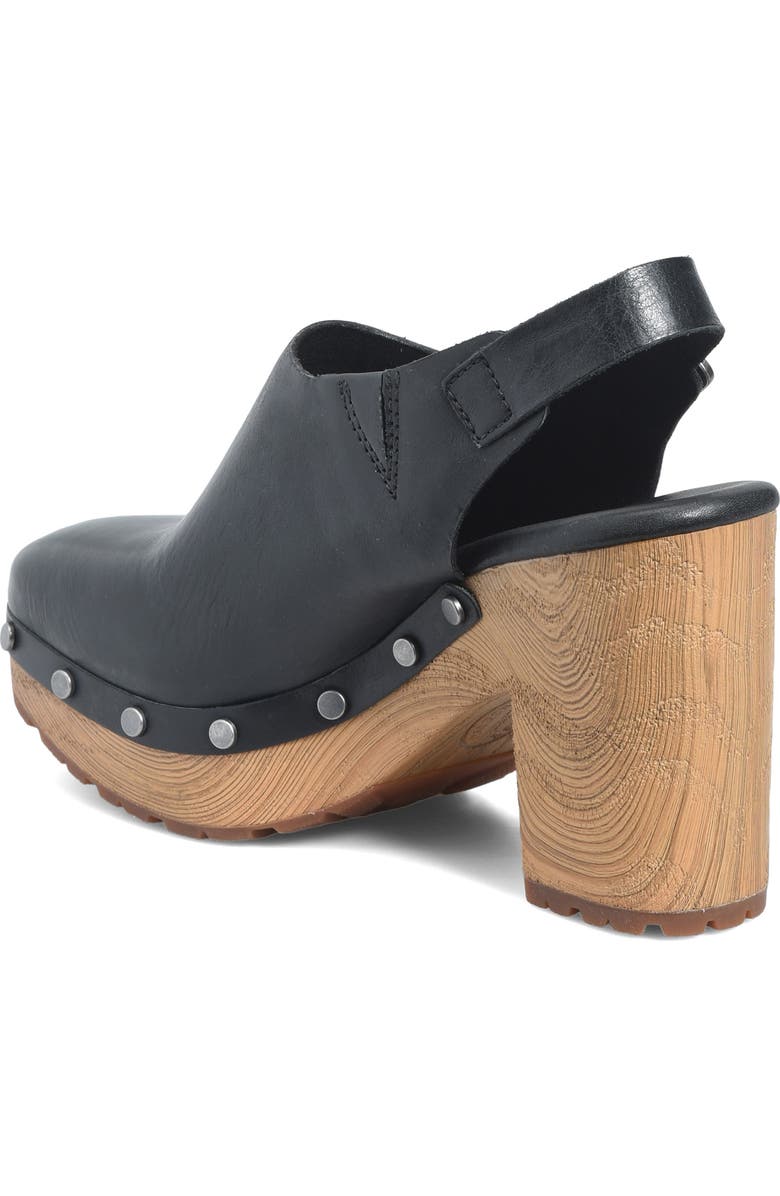 Kork-Ease<sup>®</sup> Sienna Slingback Platform Clog, Alternate, color, Black F/ G