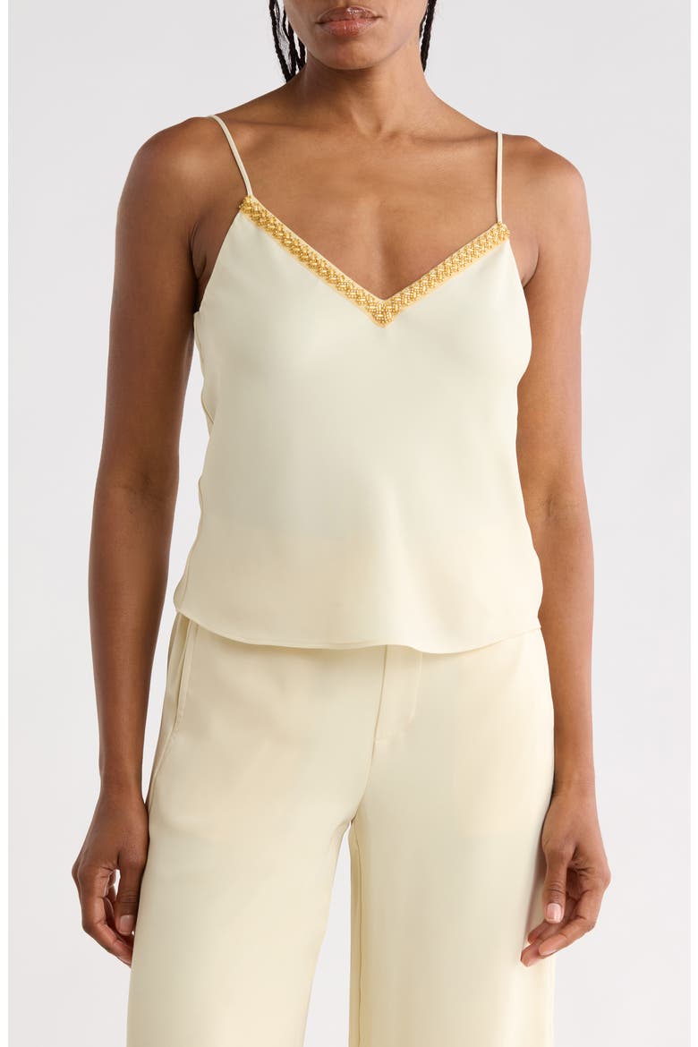 Rissa Embroidered Camisole, Main, color, PLYLW