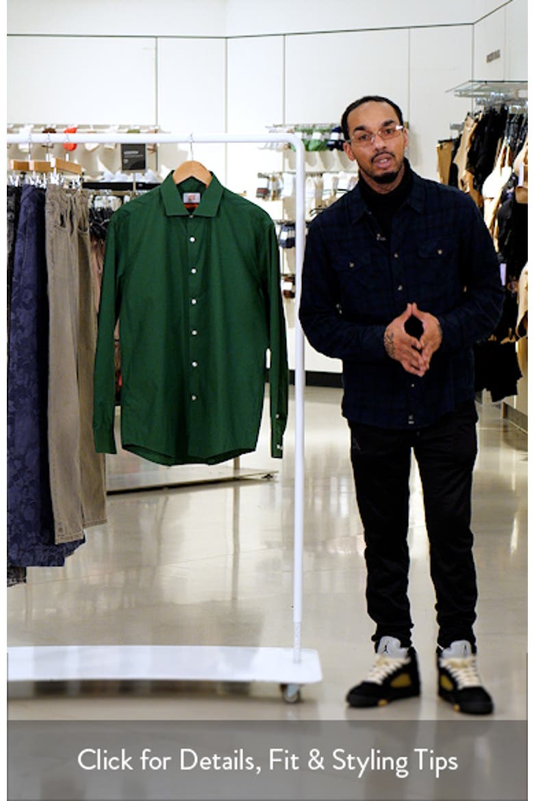 Glorious Green Solid Button-Up Shirt video