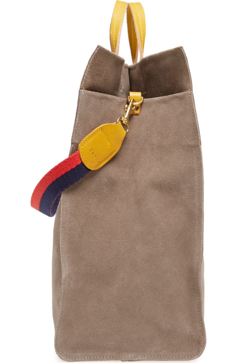 Clare V. Simple Suede Tote, Alternate, color,