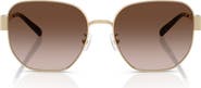 Tory Burch 56mm Irregular Sunglasses
