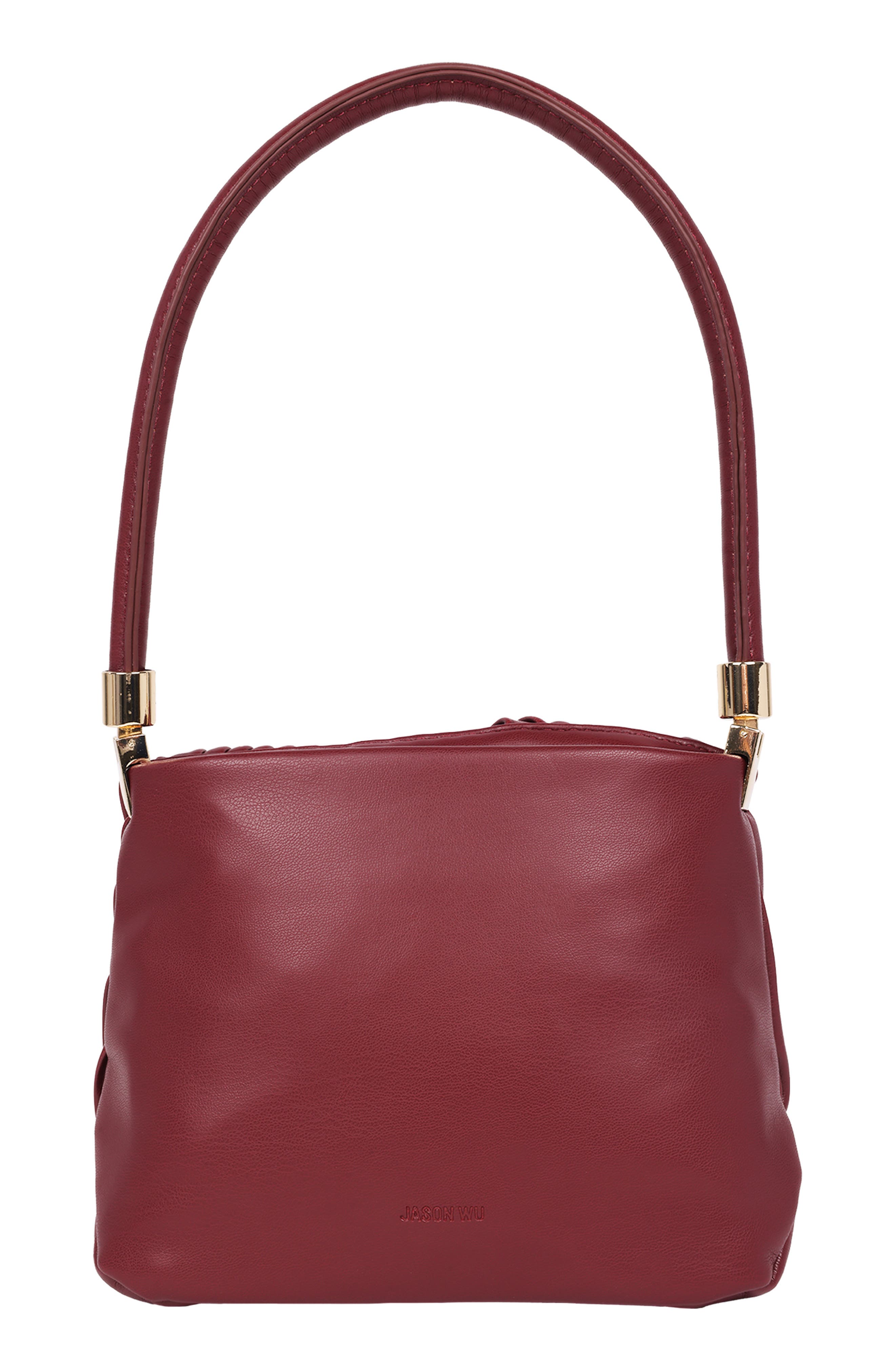 JASON WU Pleated Knot Handbag, Alternate, color, 