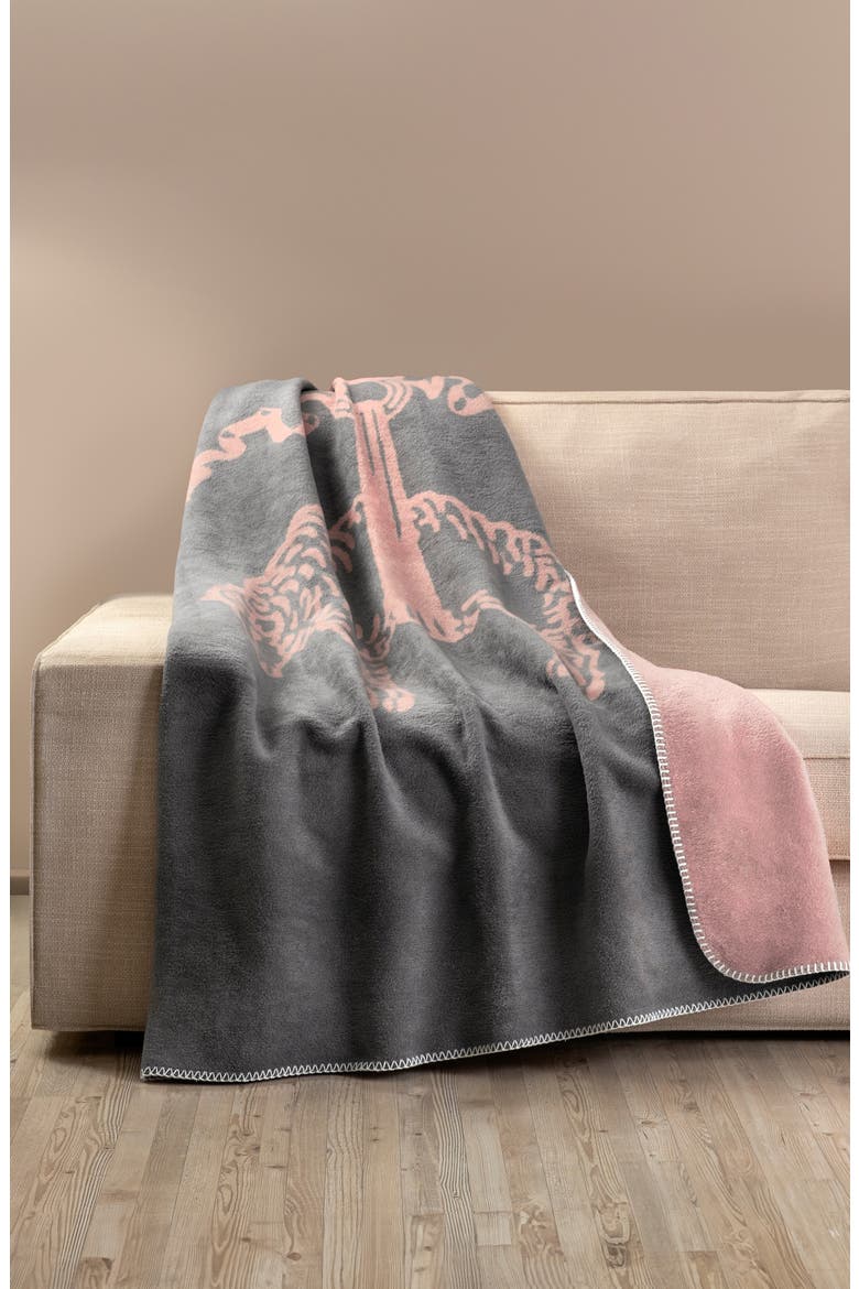 Double Faced Blanket, Alternate, color, BLUSH