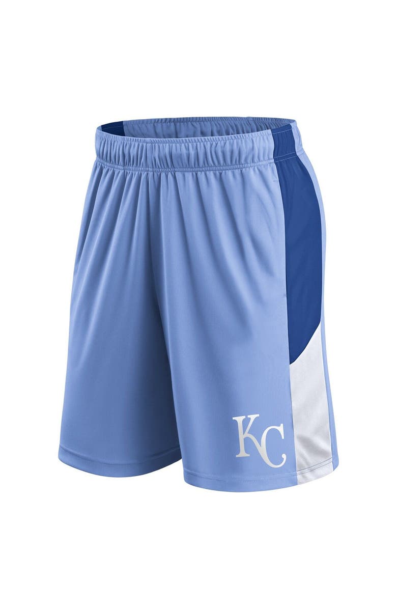 FANATICS Men's Fanatics Branded Light Blue Kansas City Royals Primary Logo Shorts, Alternate, color, 