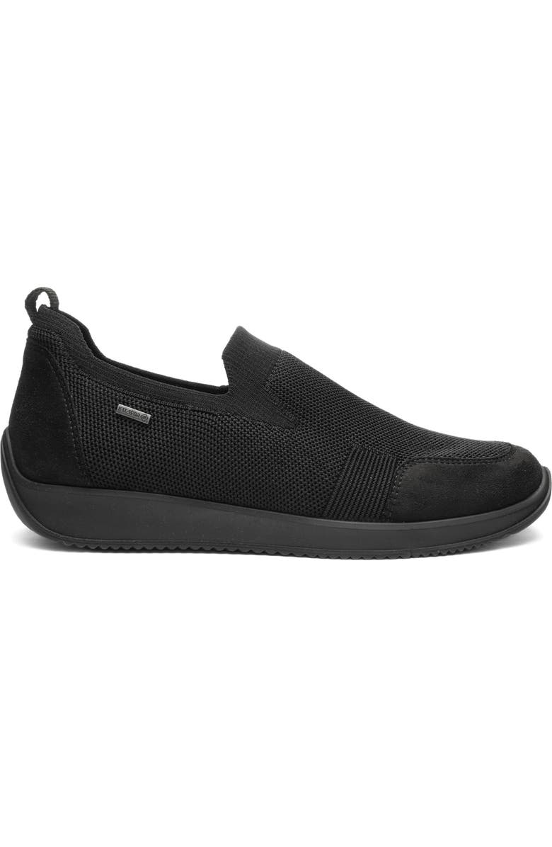 ara Lilith 2 Waterproof Gore-Tex<sup>®</sup> Slip-On Sneaker, Alternate, color, Black