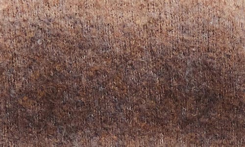 Karen Kane Ombré Stripe Bouclé Sweater In Brown