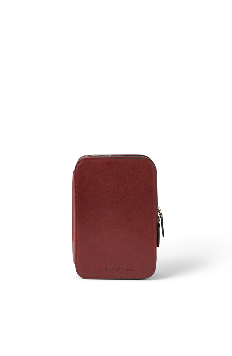 Brunello Cucinelli Calfskin glasses organizer, Main, color,