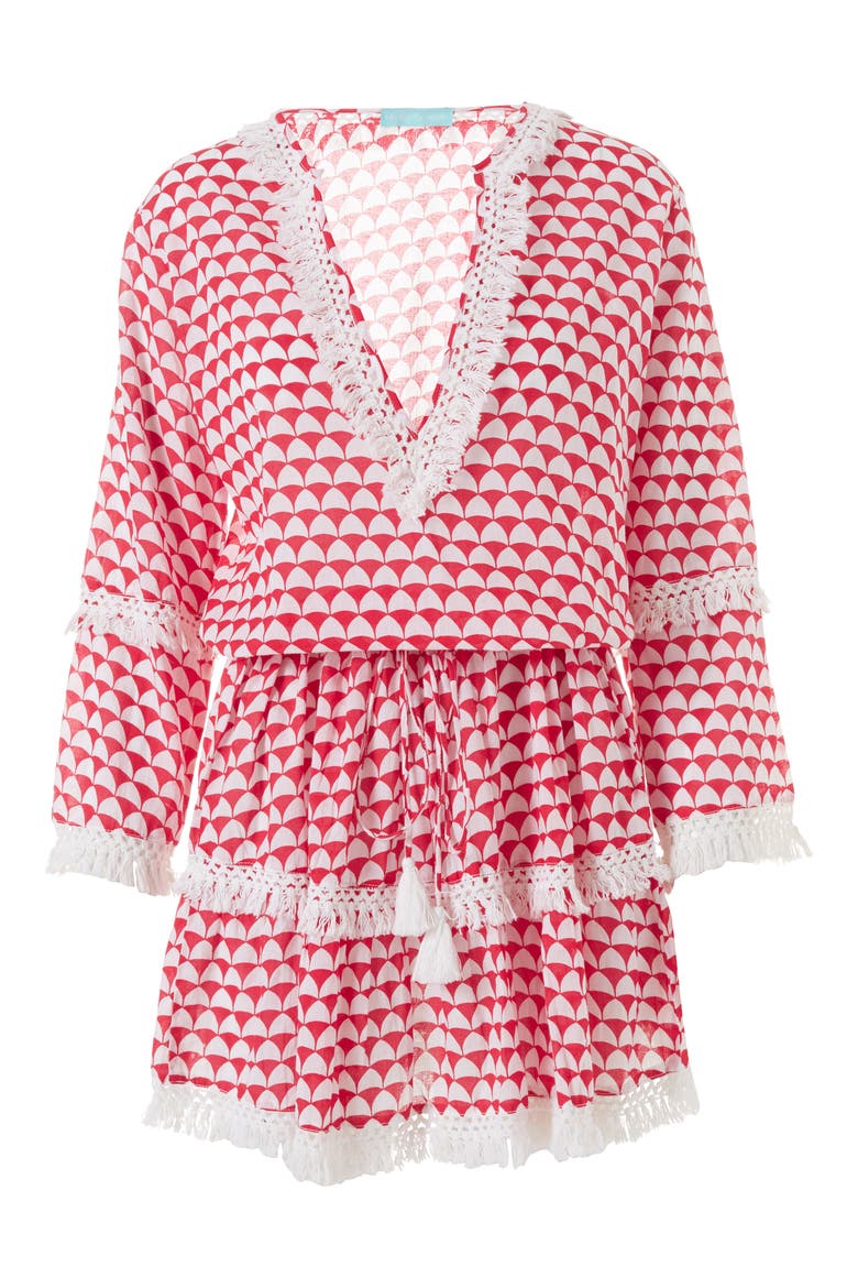 Claudia Cover-Up Dress, Alternate, color, RIVIERA RED