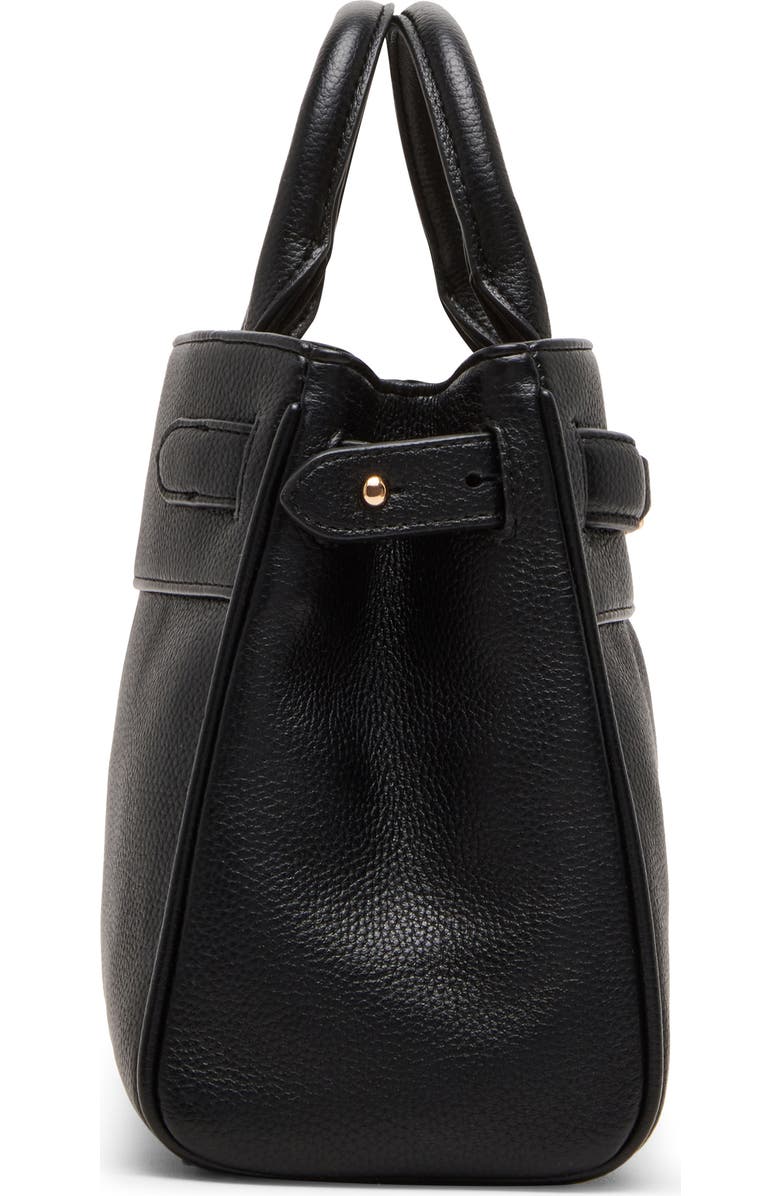 Anne Klein Chain Trim Satchel, Alternate, color, Black