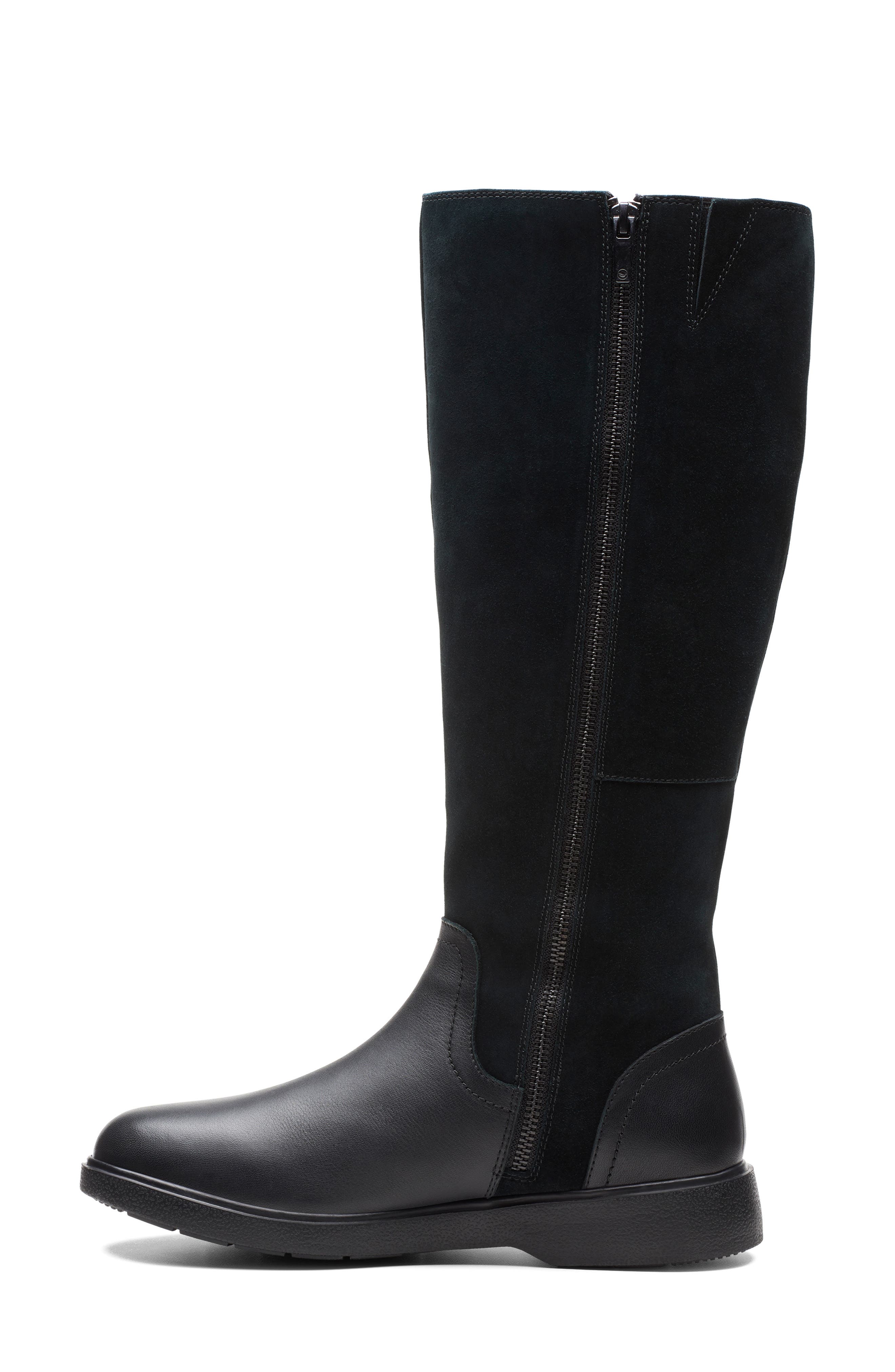 Clarks<sup>®</sup> Unstructured Elda Waterproof Boot, Alternate, color, 